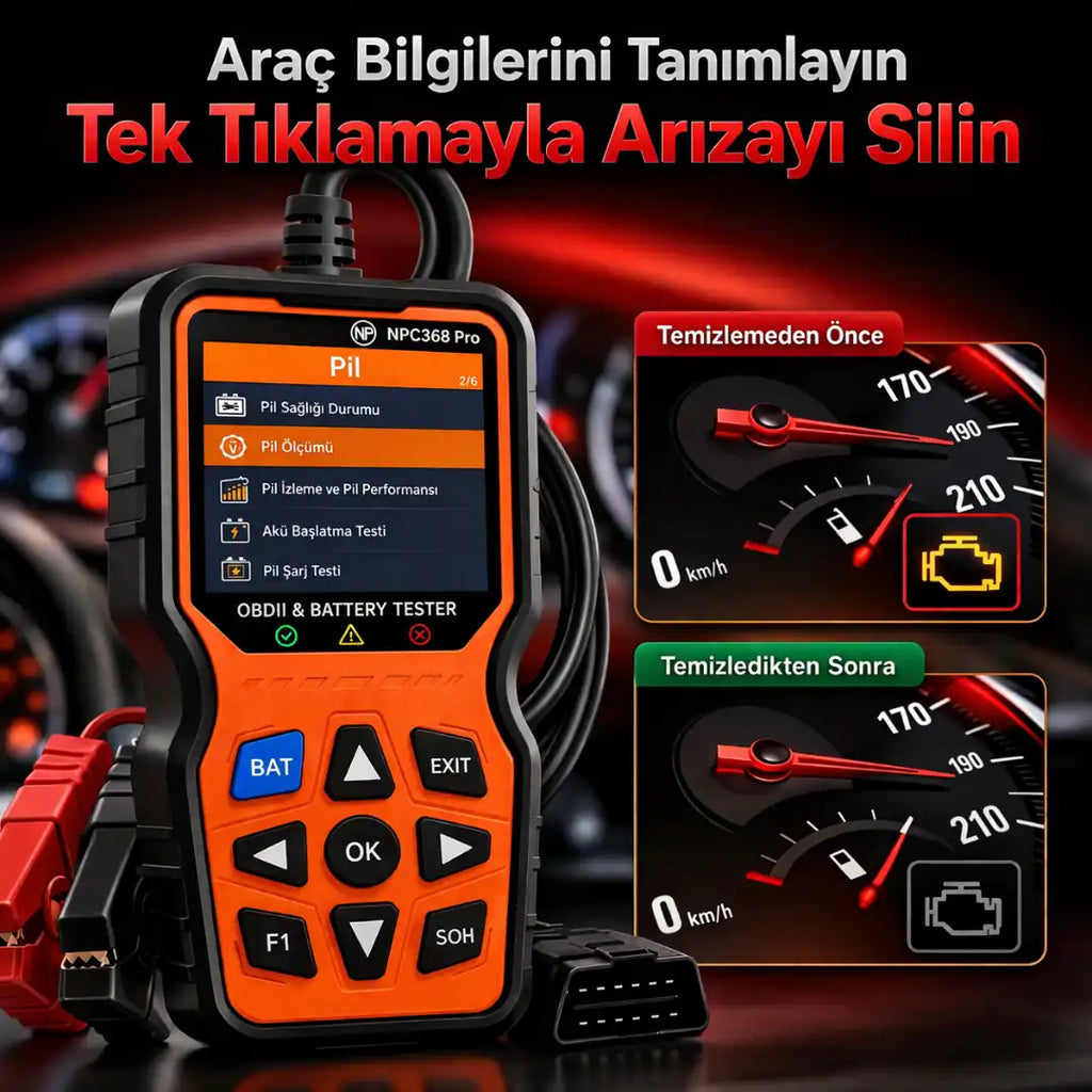 Araç Arıza Tespit Bulma ve Silme Cihazı