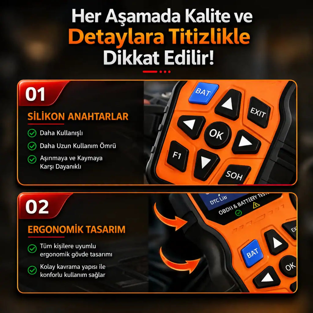 Araç Arıza Tespit Bulma ve Silme Cihazı