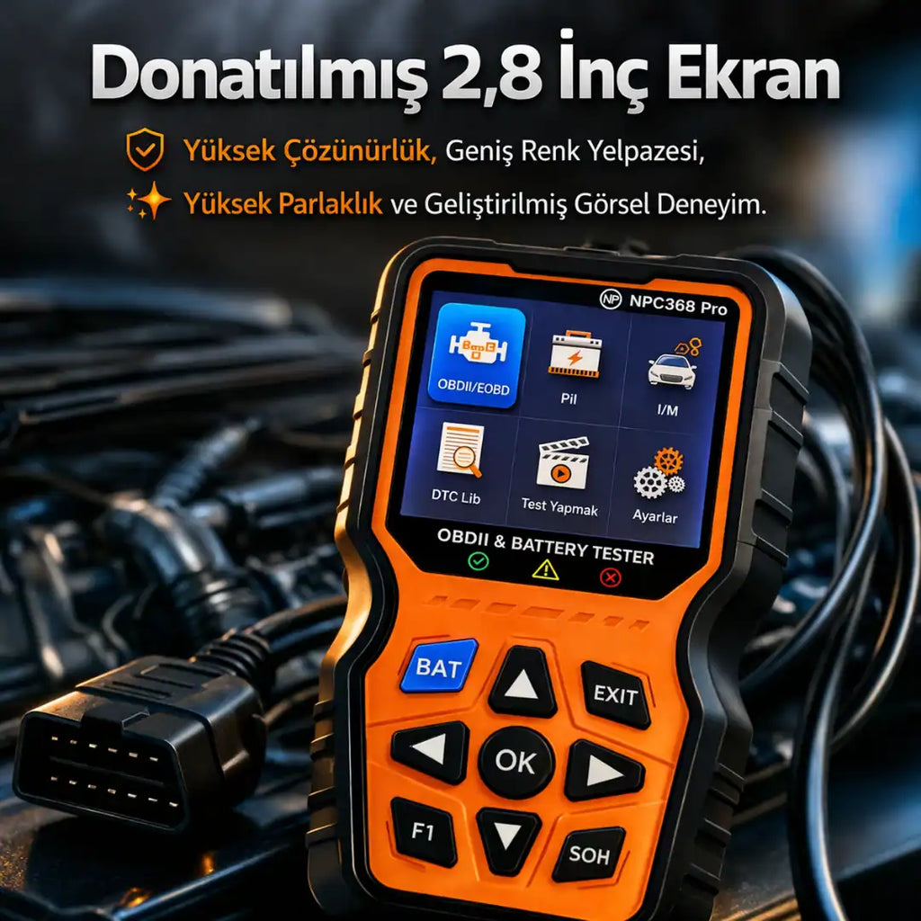 Araç Arıza Tespit Bulma ve Silme Cihazı