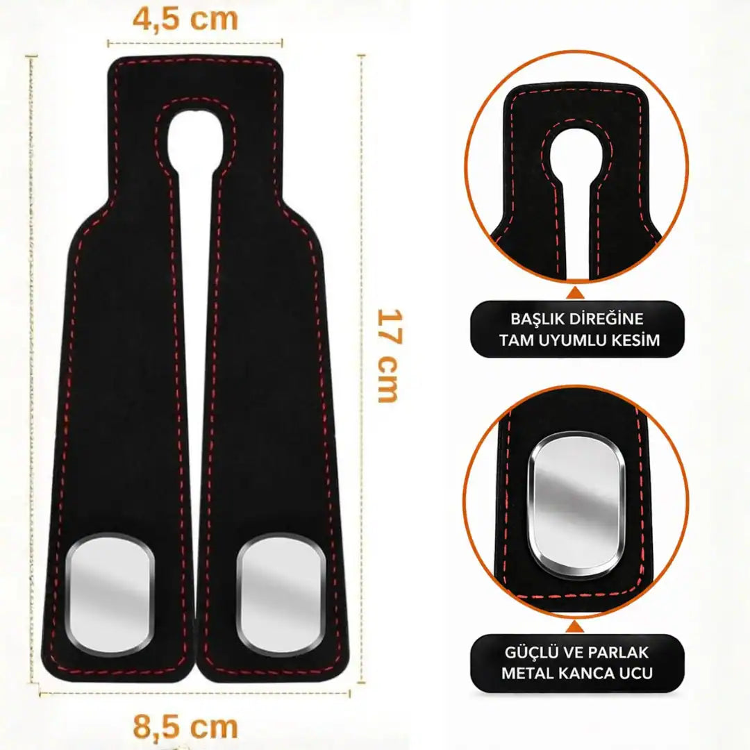 Araç için Süet Askılık 2 Adet