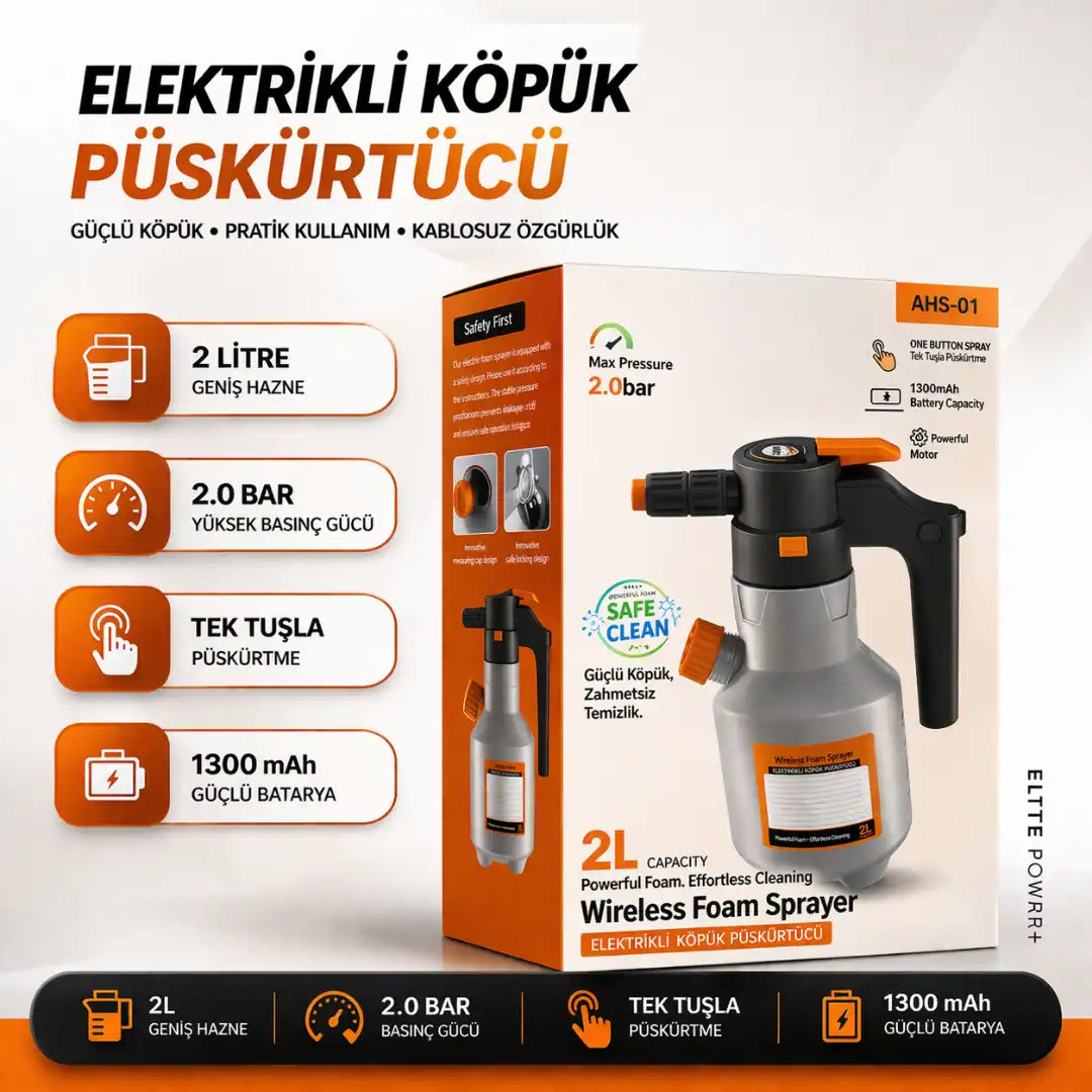 Elektrikli Köpük Püskürtücü