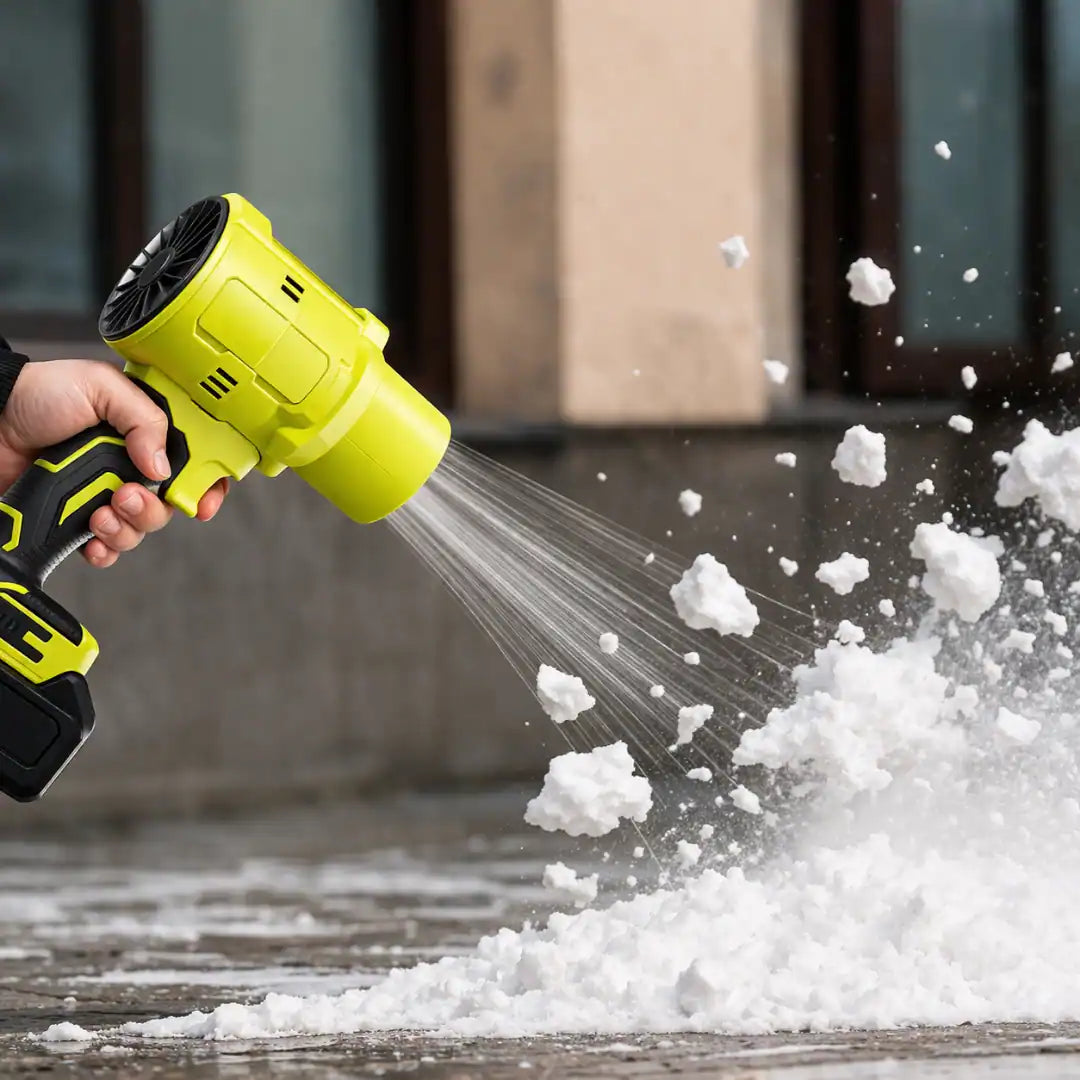 21V Kablosuz Hava Üfleyici | Turbo Fan, 12.000mAh Batarya, Bahçe & Araç Kurutma, Toz Temizleme