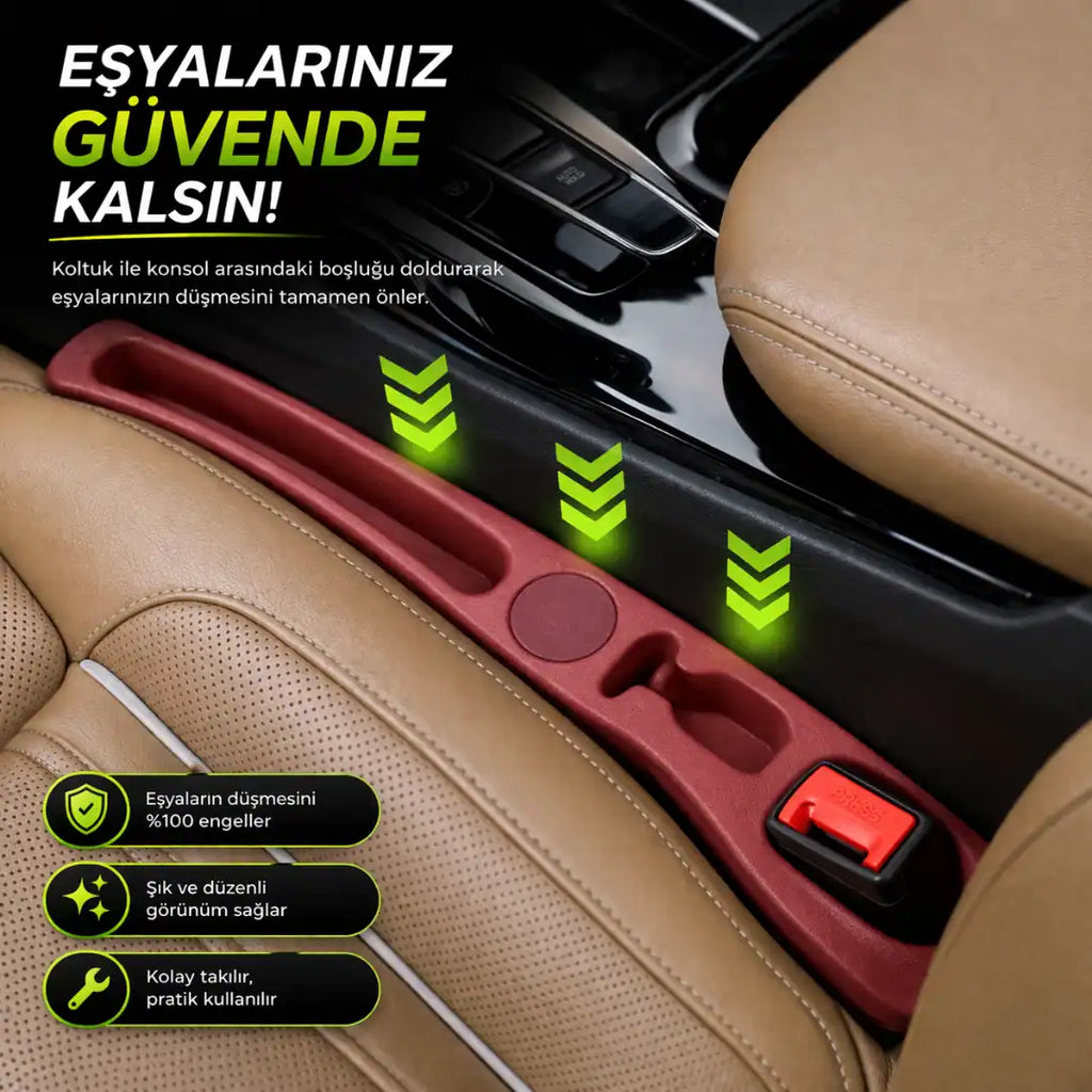 Araç Koltuk Arası Eşya Düşme Engelleyeci